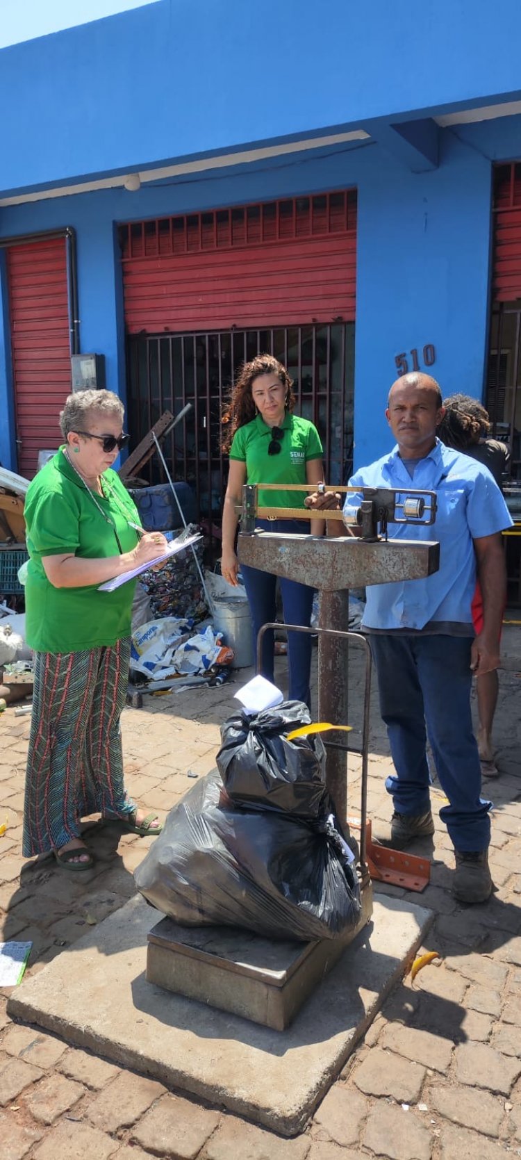 Mais de 300 quilos de materiais recicláveis são recolhidos em ecopontos de Floriano