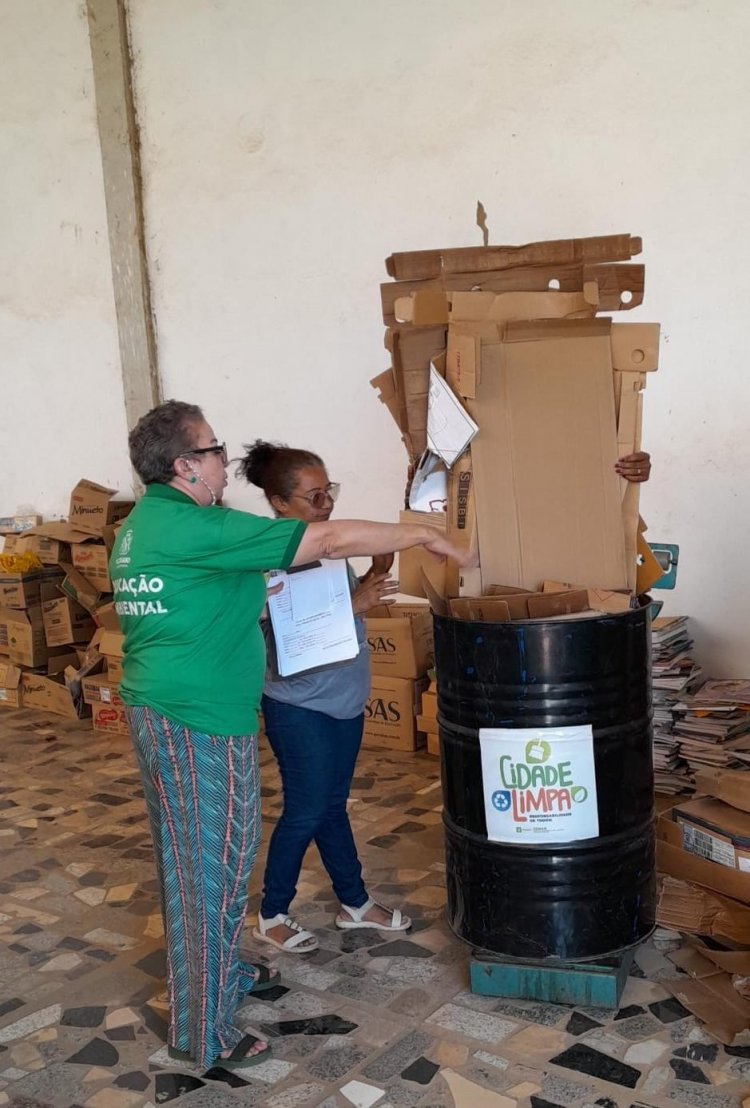 Mais de 300 quilos de materiais recicláveis são recolhidos em ecopontos de Floriano